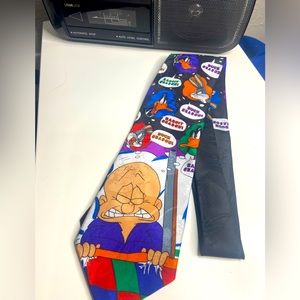 Vintage Looney Tunes Neck Tie